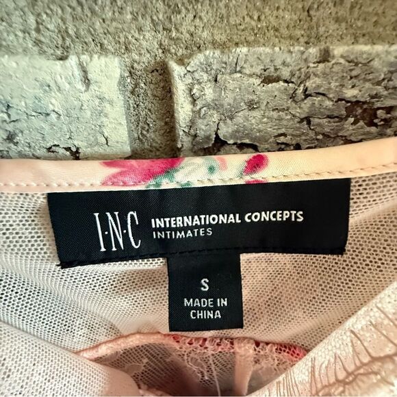 NWT I•N•C International Concepts Intimates Floral Lace Slip Dress – Size Small - Picture 7 of 8
